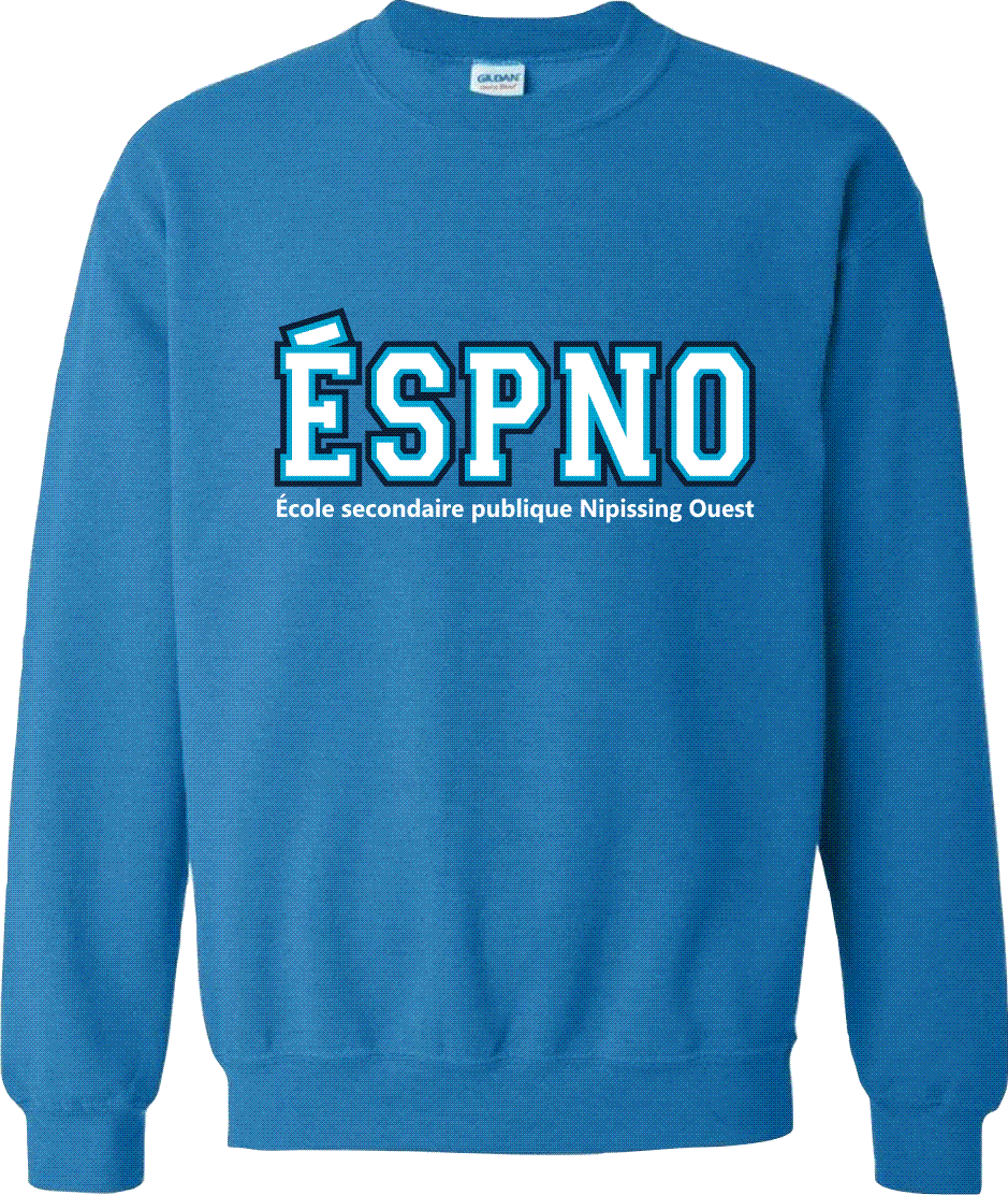 ESPNO Crew Neck Sweat Shirt Twill Front – Wrightway Sportswear