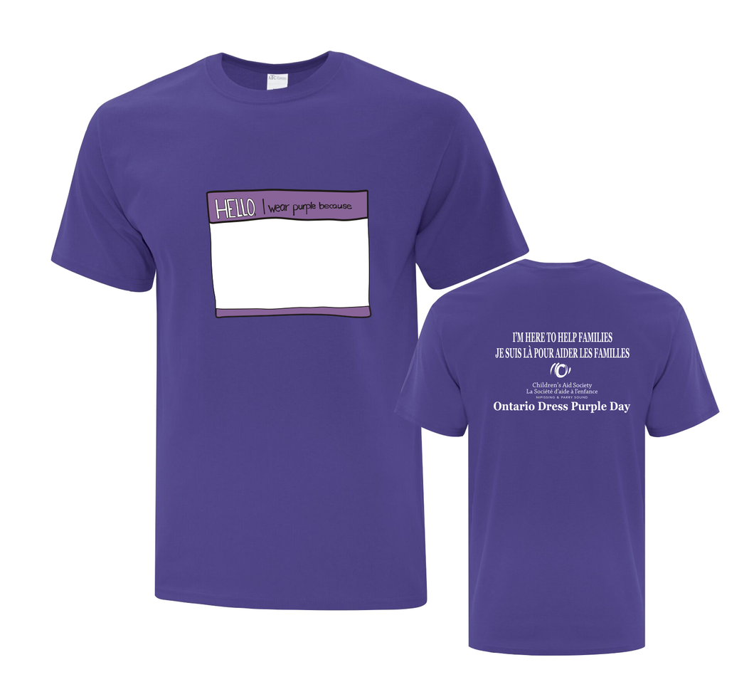 Dress Purple Day T-Shirt