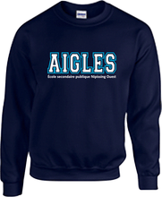 Load image into Gallery viewer, Aigles Crew Neck Sweat Shirt Twill Front
