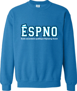 ESPNO Crew Neck Sweat Shirt Twill Front
